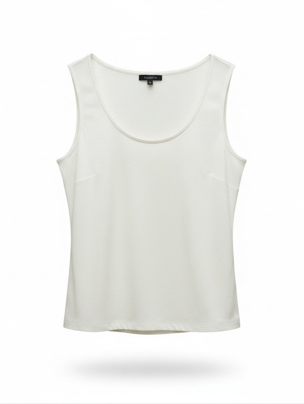 Talbots Cream Scoop-Neck Tank Top